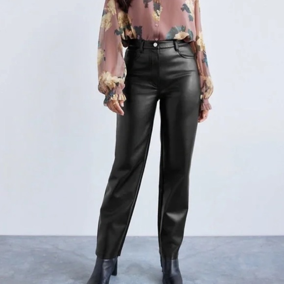 Wilfred Pants - Aritzia Wilfred Melina leather pants